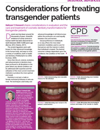 Considerations for Treating Transgender Patients Aesthtic Dentistry Today magazine page