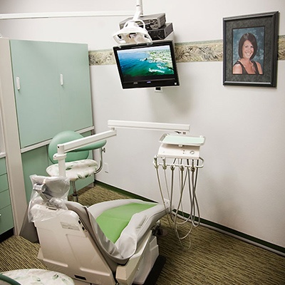 Dental office treatment room