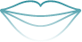Smiling lips icon
