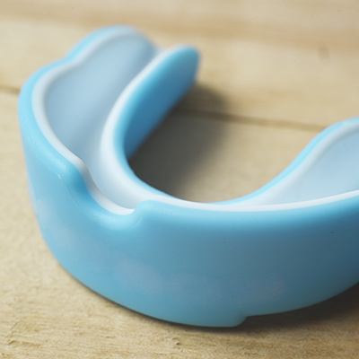 Blue athletic mouthguard