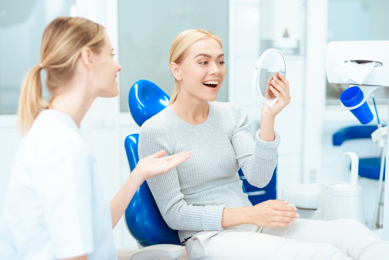 A patient receiving cosmetic dentistry from a Rancho Bernardo dentist