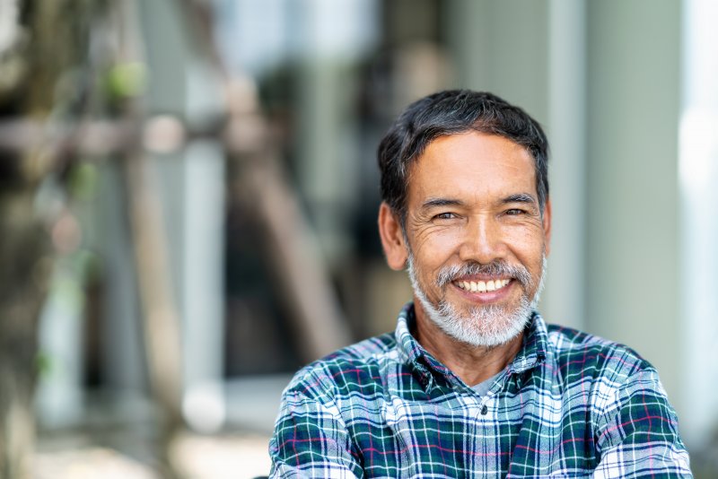 Portrait of smiling senior man